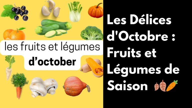 Les Délices d’Octobre : Fruits et Légumes de Saison et leurs Bienfaits 🍂🥕