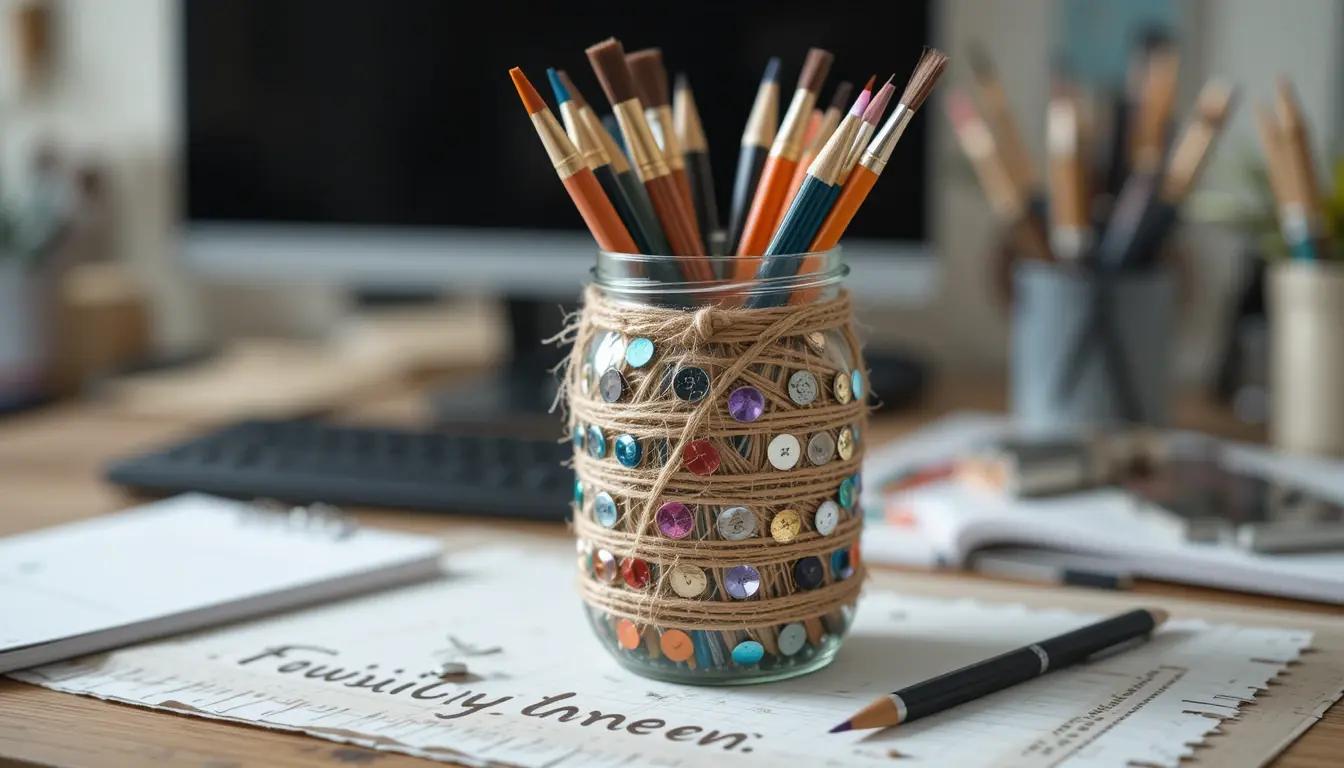 Comment Fabriquer un Joli Porte-Crayons